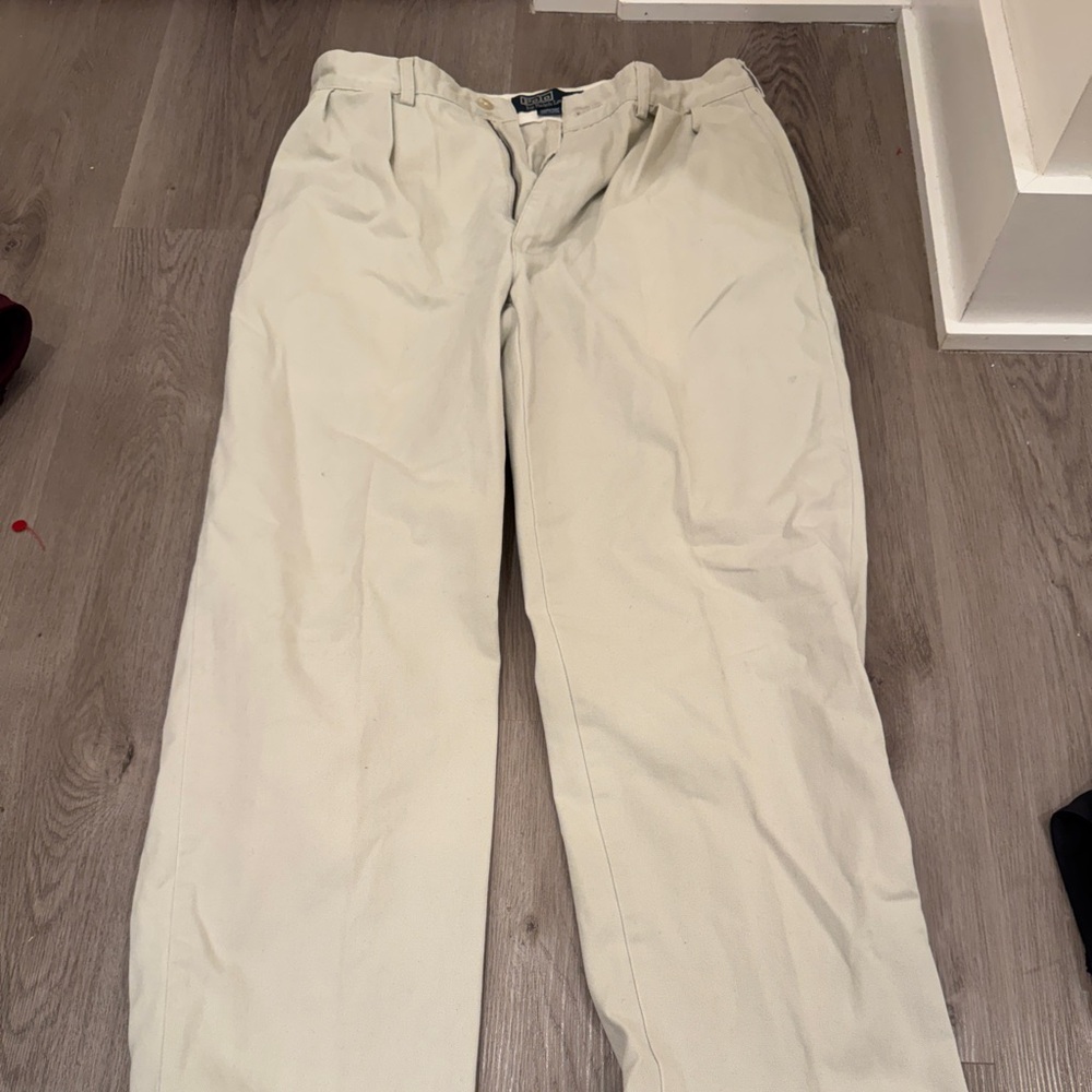 Ralph Lauren Men's Light Cream Chinos